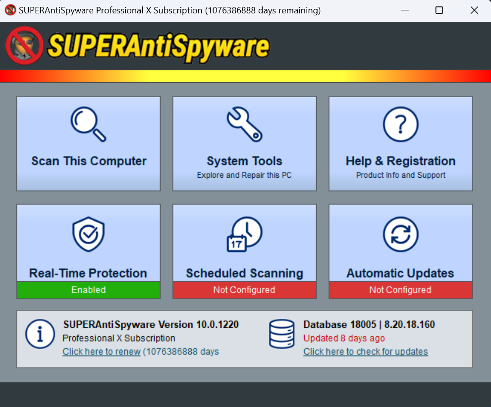 Imagen de SuperAntiSpyware